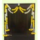 afarza Artificial Flower Garland Toran for Door Entrance Home Decoration Hanging 4piece 5ft 2309yellow-white