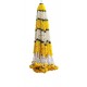 afarza Artificial Flower Garland Toran for Door Entrance Home Decoration Hanging 4piece 5ft 2309yellow-white