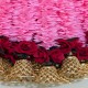 afarza Artificial Flower Garland Toran Red Rose Bell Wall Hanging for Door HangingHome Decoration Backdrop Pooja Gift 18 Inch 6 Pieces-2418BABYPINK