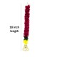 afarza Artificial Flower Garland Toran for Door Hanging Home Decoration Hanging 6 Pieces 18 Inch-2419-Red