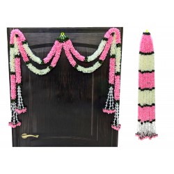 afarza Artificial Flower Garland ladi Toran Wall Hanging for Door Entrance Home Decoration Backdrop Pooja Gift Bandarwal 4 Pieces