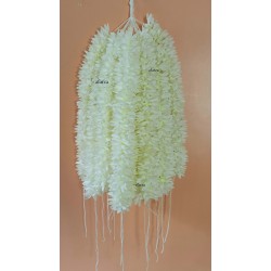 Afarza Artificial Gajra For Hair Bun Juda Accessories Mogra Jasmine For Women Pack Of 4 Pcs White